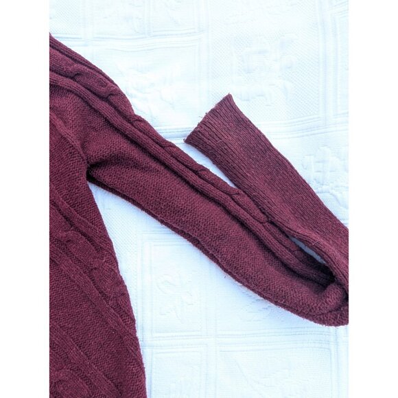 Hollister sweater Small cable knitr rabbit hair blend babydoll bella elena Y2K - Picture 12 of 14